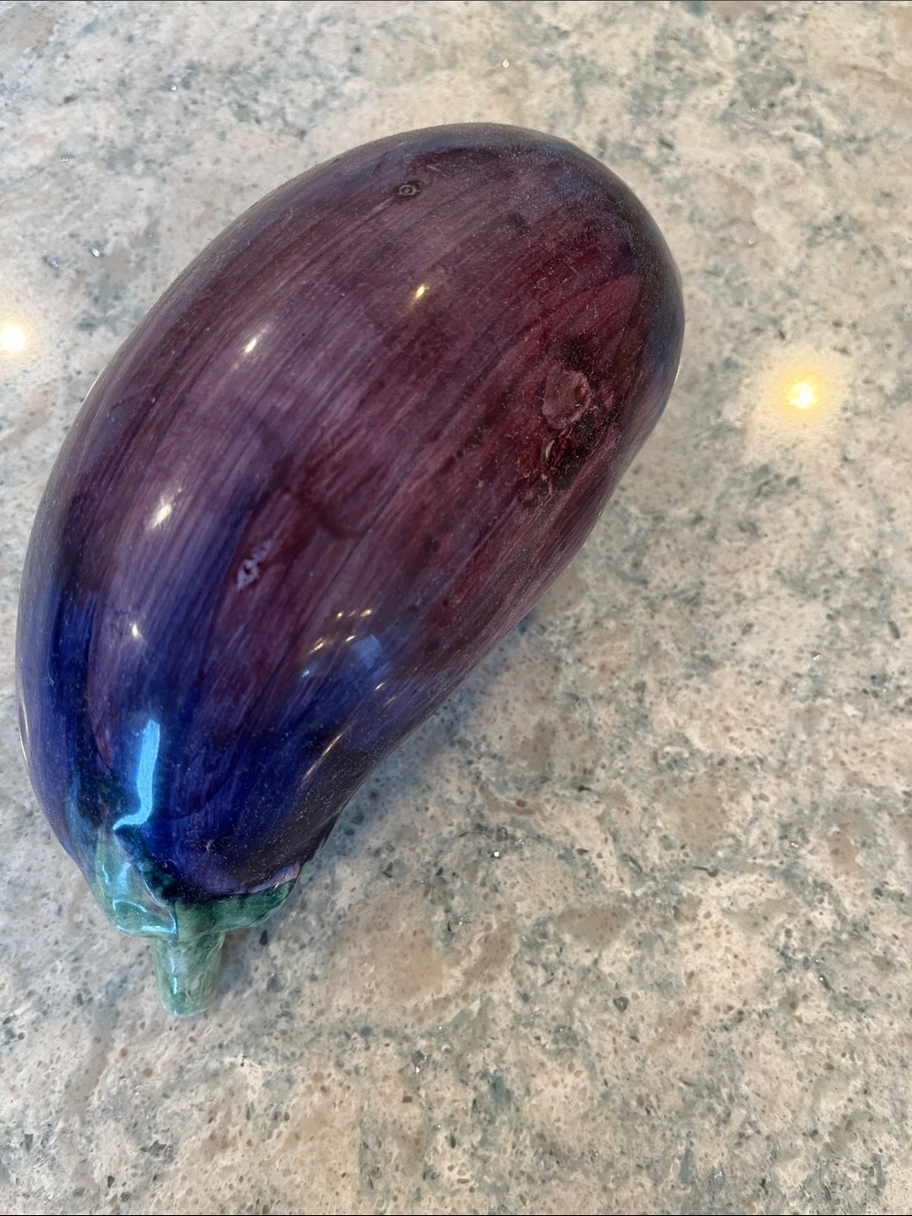 Italian Porcelain Eggplant